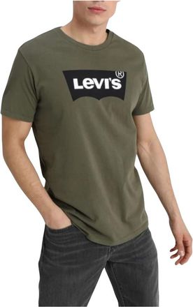 Levi's T-Shirt Mannen Housemark Grafische TEE - Heren - T-shirts - Groen - XS - Katoen - Tops