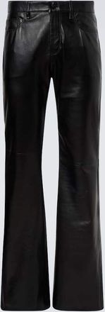 Acne Studios Leather flared pants