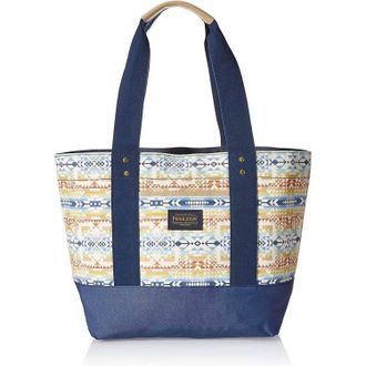 Pendleton Womens Opal Springs Tote Bag In Blue