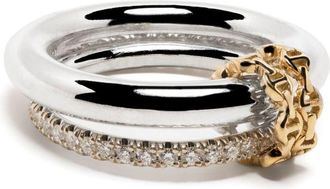 Spinelli Kilcollin X Hoorsenbuhs Sterling Silver Virgo Diamond Ring - Womens - Metal