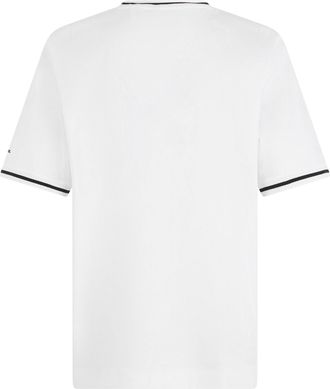 HUGO BOSS Mens Short-Sleeved Cotton T-Shirt White T-Shirts And Polos