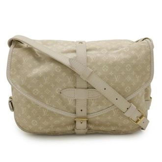 Louis Vuitton Pre-owned Cross Body Bags, female, Beige, Size: ONE SIZE Pre-owned Canvas Crossbody Bag