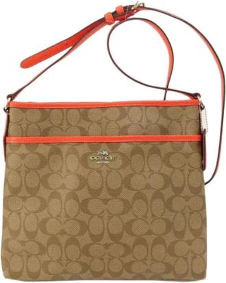 Coach Pre-owned Cross Body Bags, female, Brown, Size: ONE SIZE Pre-owned Shoulder Bag