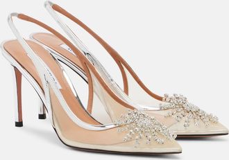 Aquazzura Salones destalonados Firework con cristales