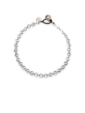 Maria Calderara Necklace Crystal Diamond Choker