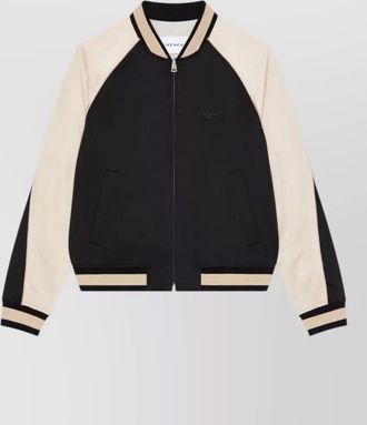 Givenchy pearl-embellished bomber jacket