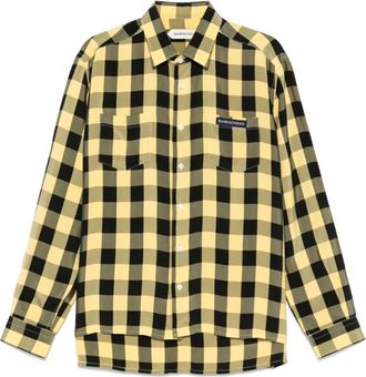 Namacheko Zwarte knoopshirt met zakken - Heren - Casual Overhemden - Veelkleurig - M - Overhemden