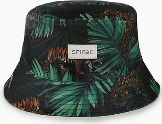 Spiral Womens Logo All Around Brim Panel Bucket Hat - Tropical Safari - Size: LADIES