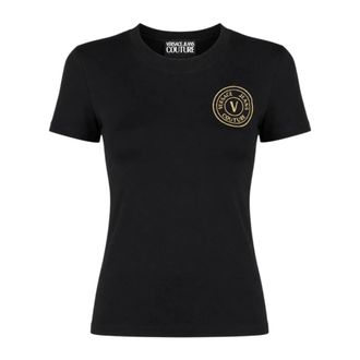 Versace Jeans Couture T-shirt slim-fit - - Tops - Donna - Nero - L