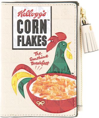 Anya Hindmarch Cornflakes Motif Wallet - White