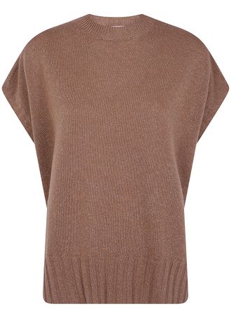 Twin-Set Sweater Sleeveless Round Neck