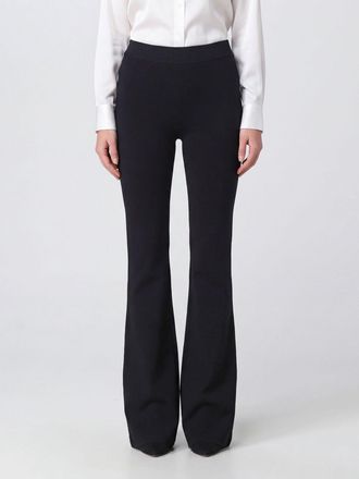 Pinko Pantaloni flared in maglia di viscosa con vita elasticizzata