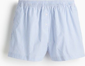 H&M Popelineshorts - Blue