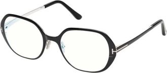 Tom Ford Ovalen Brilmontuur - Dames - Brillen - Zwart - 52 MM - Accessoires
