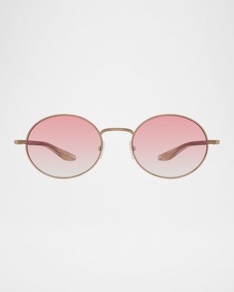 Barton Perreira Anamcara Metal Oval Sunglasses