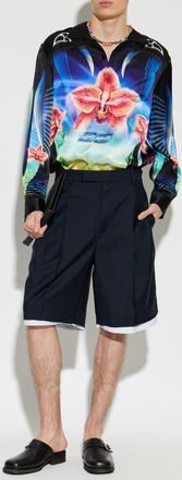 Casablanca Patterned Shirt With Pocket, Mens, Multicolour