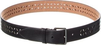 Alaia Ala&iuml;a Neo Vienne Leather Belt