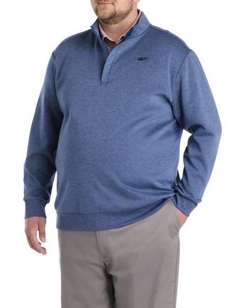 Reebok Big & Tall 1/4-Zip Performance Pullover in Batik Blue at Nordstrom, Size 3X Big