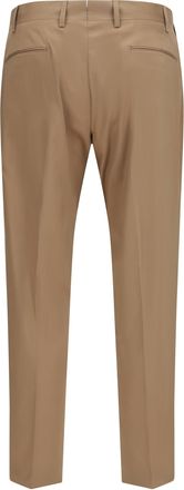 Germano Mens Tailored Pants Cotton 145 Trousers