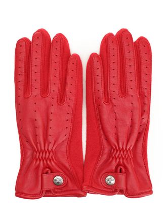 Vivienne Westwood Leather Gloves Red