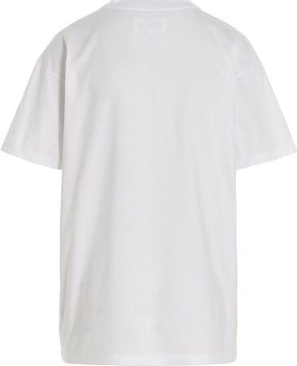 Maison Margiela Womens White Cotton T-Shirt