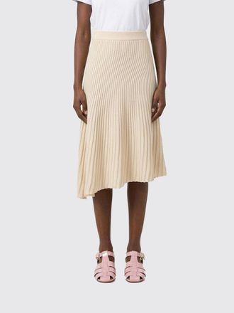 Alaia Asymmetric Virgin Wool and Cashmere Skirt