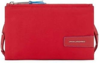 Piquadro Pq-Ry Clutch With Two Dividers - male - Piquadro - Cross Body Bags - Red - ONE SIZE - Bags