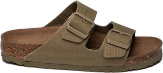 Birkenstock Sandalo in canvas - Heren - Sandalen - Bruin - 41 EU - Schoenen
