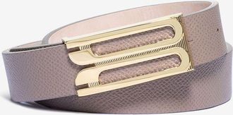 Victoria Beckham Feiner G&uuml;rtel aus genarbtem Leder Frame - 23