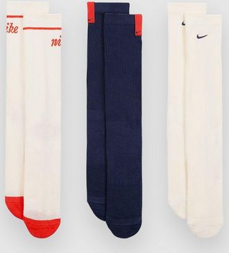 Nike Ed Pl Csh Crew 3P 144 WGFX Sokken patroon
