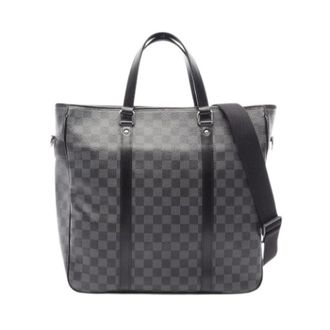 Louis Vuitton Pre-owned Tote Bag - Heren - Pre-owned - Zwart - Maat: ONE Size Leer