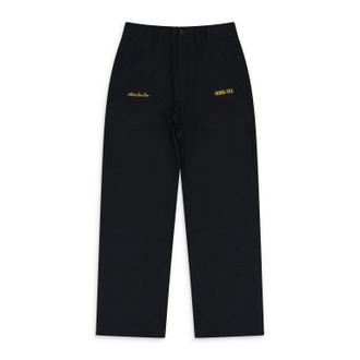 Aim&eacute; Leon Dore Black Gore-Tex Double Knee Shell Pants
