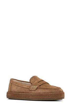 Donald J Pliner Genova Platform Loafer in Saddle at Nordstrom, Size 9.5