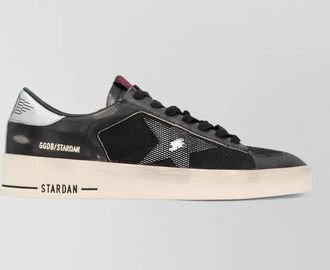 Golden Goose stardan low top leather mesh sneakers