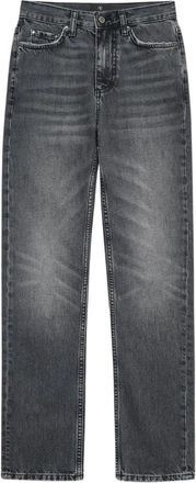 Anine Bing Bruno Jean - Dames - Regular Fit Jeans - Grijs - W27 - Katoen - Jeans