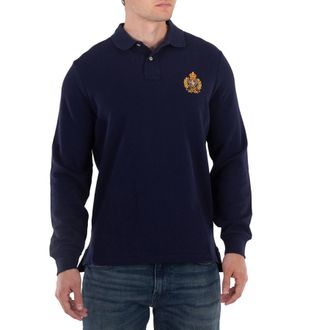 Polo Ralph Lauren Big Pony Polo Crest Long Sleeve Polo, Size Large