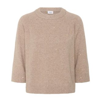 Saint Tropez Dames, Truien, Beige, Maat: M