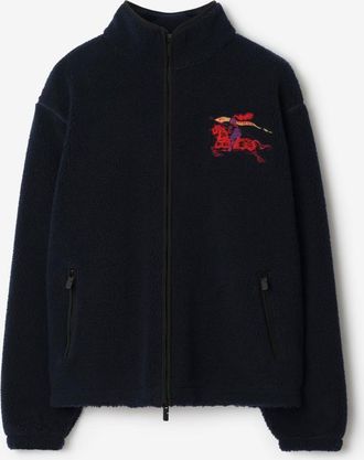 Burberry EKD Wool Cashmere Blend Fleece