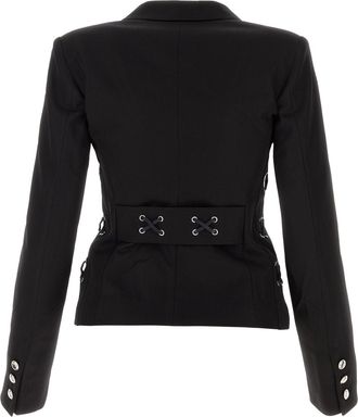Alessandra Rich Black Giacche E Gilet Jacket
