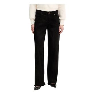 A|X Armani Exchange Jeans, Dames, Zwart, W28, Katoen, Straight Jeans