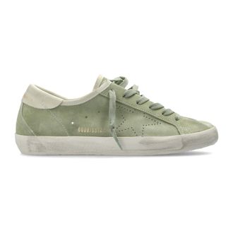 Golden Goose Sneakers, female, Green, Size: 10 US Super-Star Sneakers