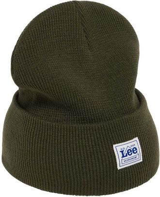 Lee Strickm&uuml;tze LEE Lee M&uuml;tze Workwear Beanie, Herren, gr&uuml;n, Obermaterial: 100% Polyacryl PAN., M&uuml;tzen Strickm&uuml;tze