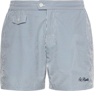 MC2 Saint Barth Slim Fit Stretch Zwemshort - Heren - Strandmode - Blauw - 2XL - Badmode