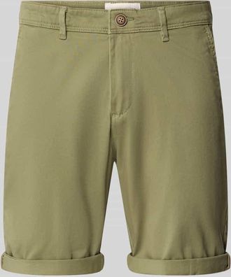 Jack & Jones Jack & Jones Regular Fit Shorts mit Eingrifftaschen Modell BOWIE in Oliv, Gr&ouml;&szlig;e XXL