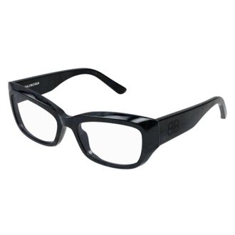Balenciaga Glasses, unisex, Black, 55 MM, Square Cat Eye Optical Glasses
