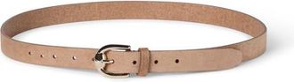 Brunello Cucinelli Reversed leather belt in Tobacco at Nordstrom, Size 100