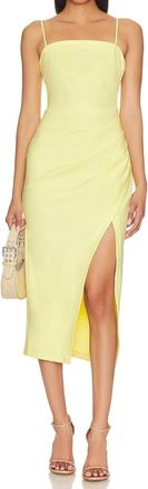 Elliatt Hermes Midi Dress In Lemon