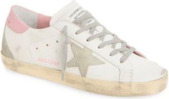 Golden Goose Super-Star Low Top Sneaker in White/ice/light Pink at Nordstrom, Size 42