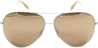 Victoria Beckham Zonnebril met piloten montuur - Zilver