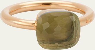 POMELLATO Nudo Classic 18k Rose Gold Prasiolite Ring